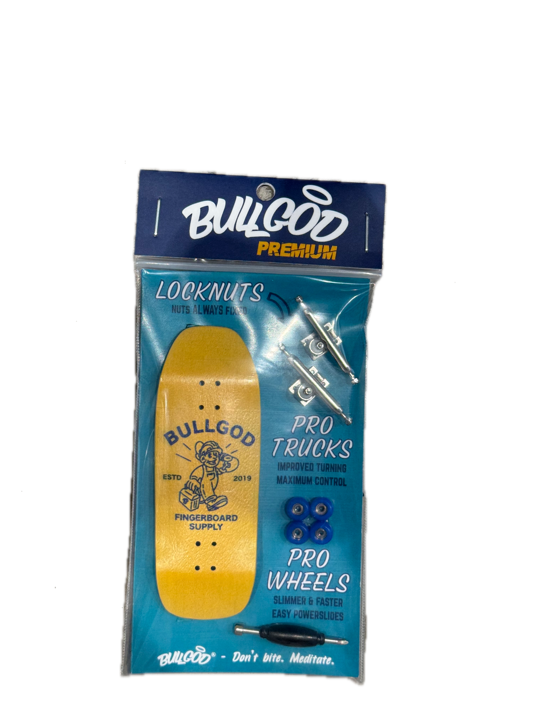 BULLGOD MINI CRUISER YELLOW PREMIUM FINGERBOARD