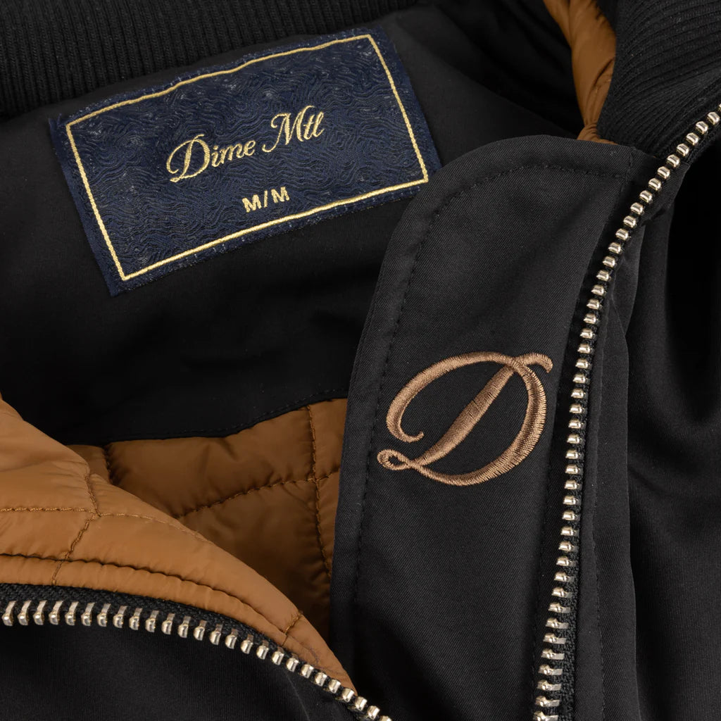 INSULATED BOMBER JACKET BLACK