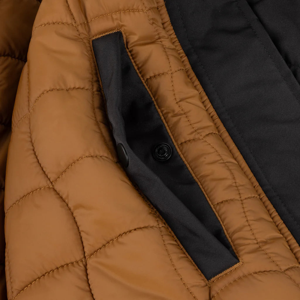 INSULATED BOMBER JACKET BLACK