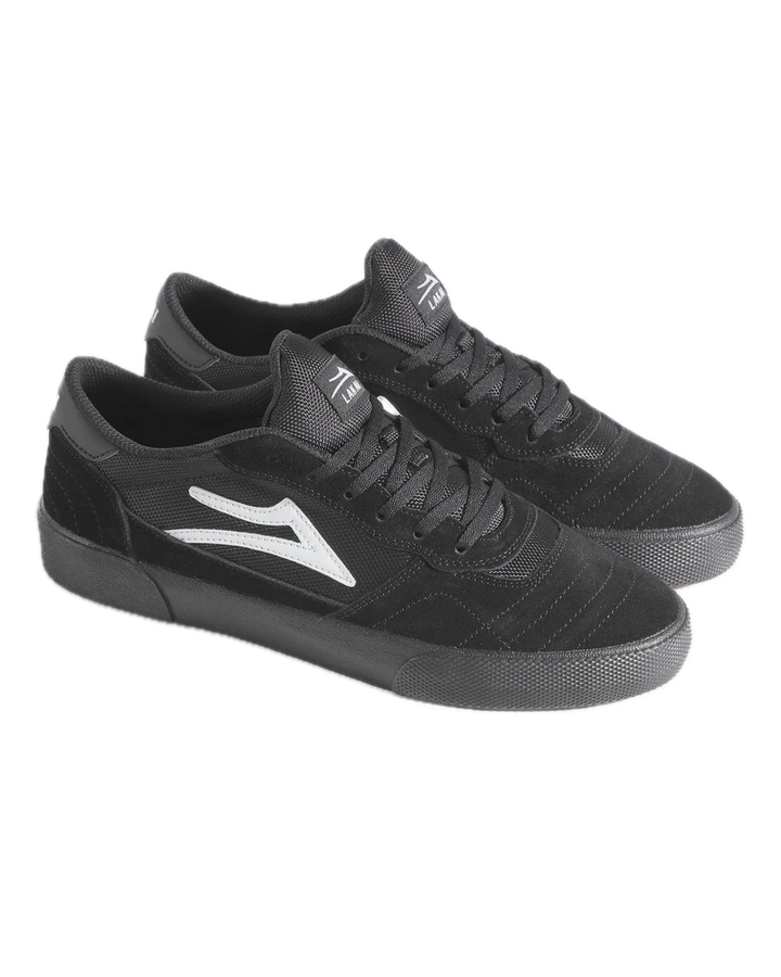Lakai Sneaker Skate Shoe Black Suede Front Side