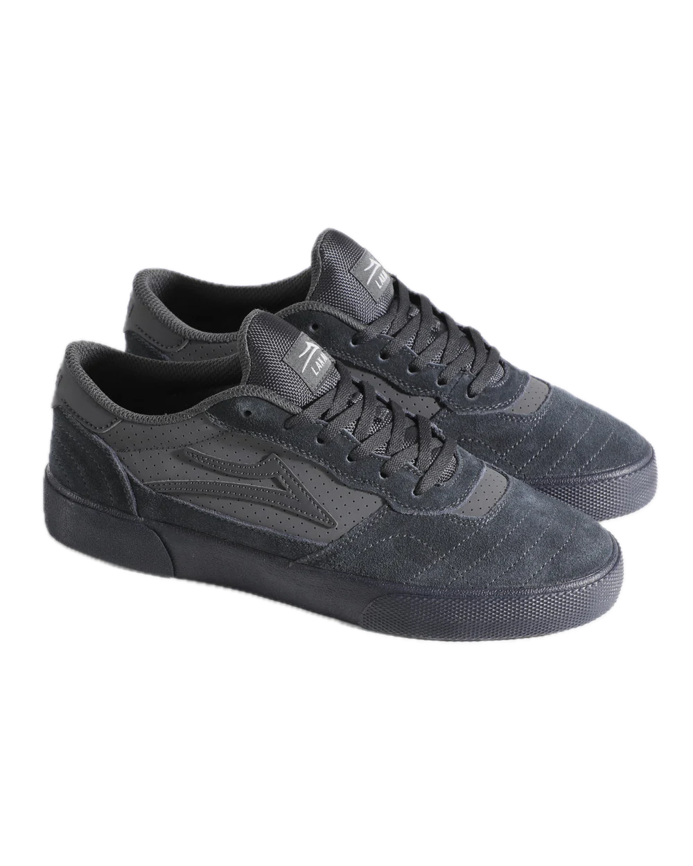 Lakai Sneaker Skate Shoe Grey Suede Front Side