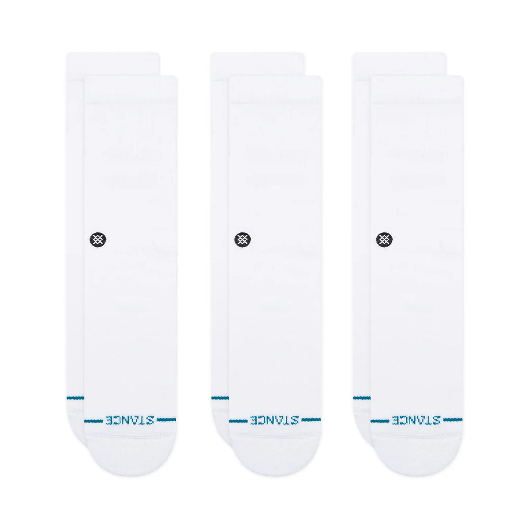 ICON 3 PACK SOCKS WHITE