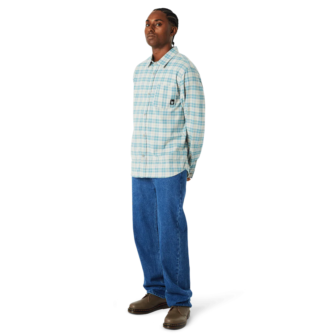 MODAL PLAID SHIRT PUTTY
