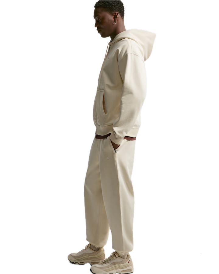 SOLO SWOOSH CUFFED FLEECE PANT COCONUT MILK