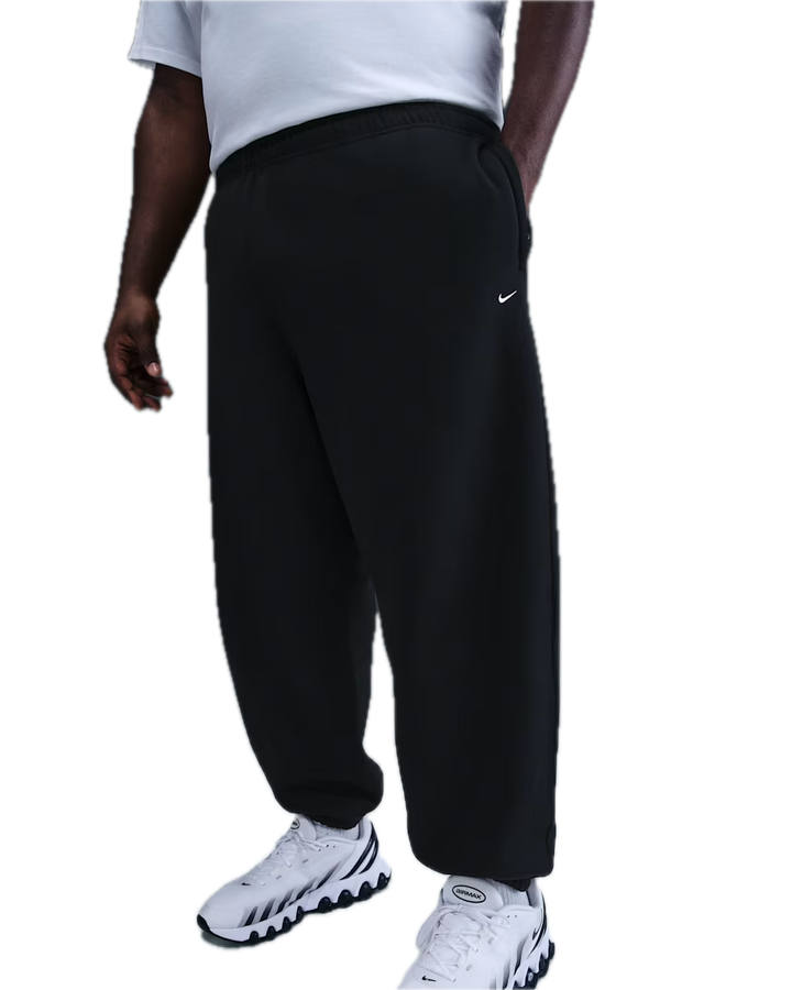 SOLO SWOOSH CUFFED FLEECE PANT BLACK