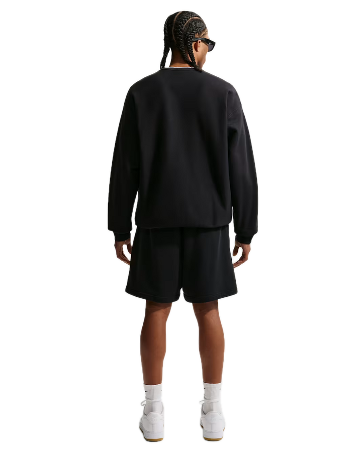 SOLO SWOOSH FLEECE CREWNECK BLACK