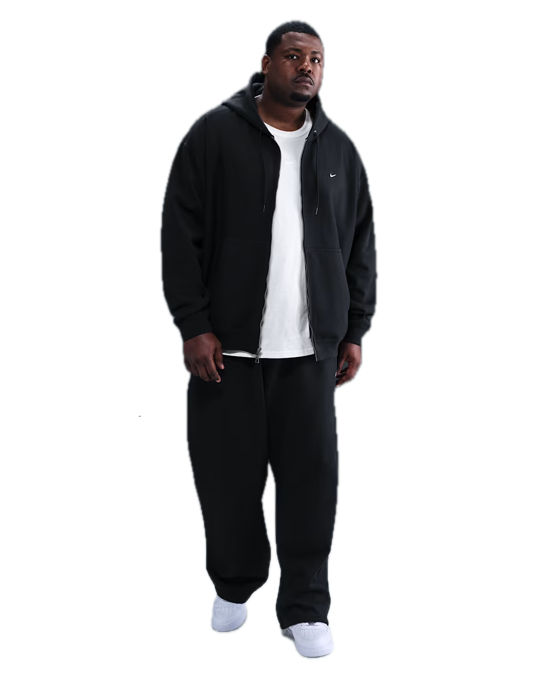 SOLO SWOOSH FULL ZIP FLEECE HOODIE