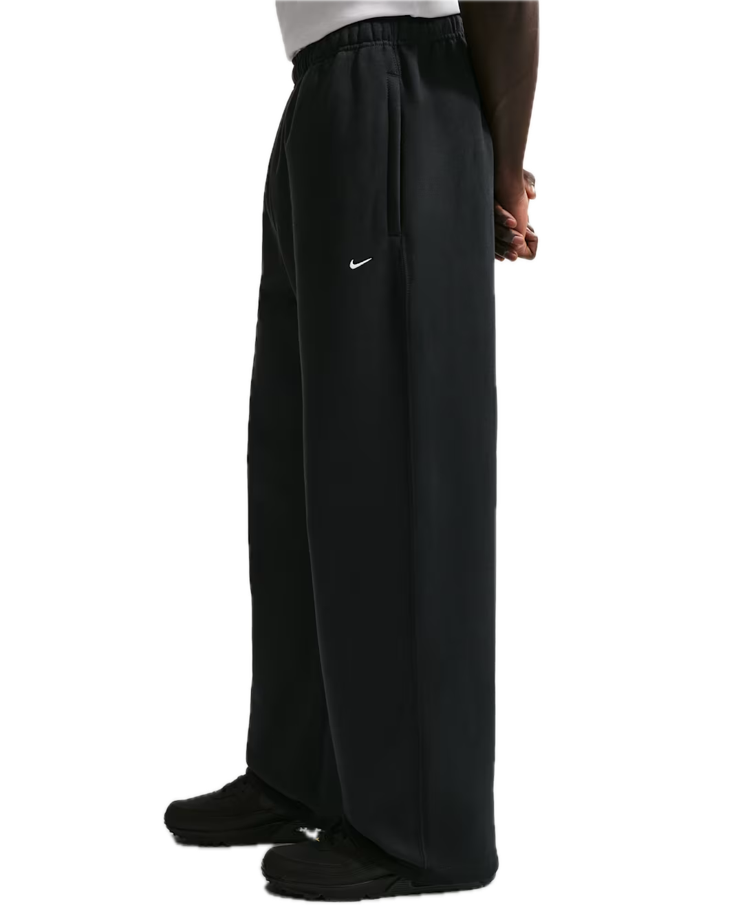 SOLO SWOOSH FLEECE OPEN-HEM PANT