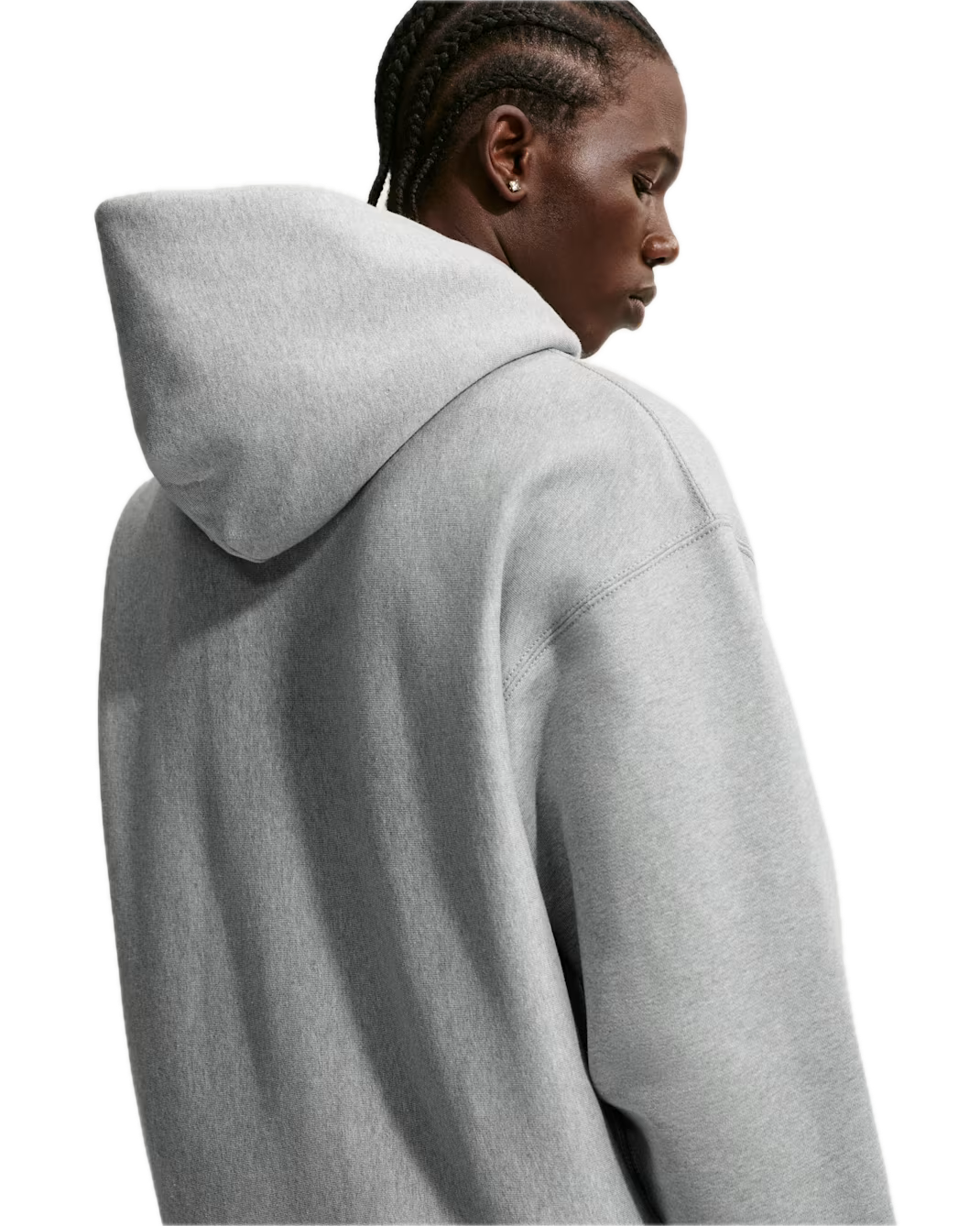 SOLO SWOOSH PULLOVER HOODIE GREY