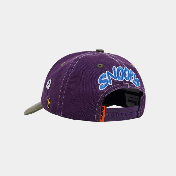 MUSIC SNAPBACK CAP WASHED PURPLE/FERN