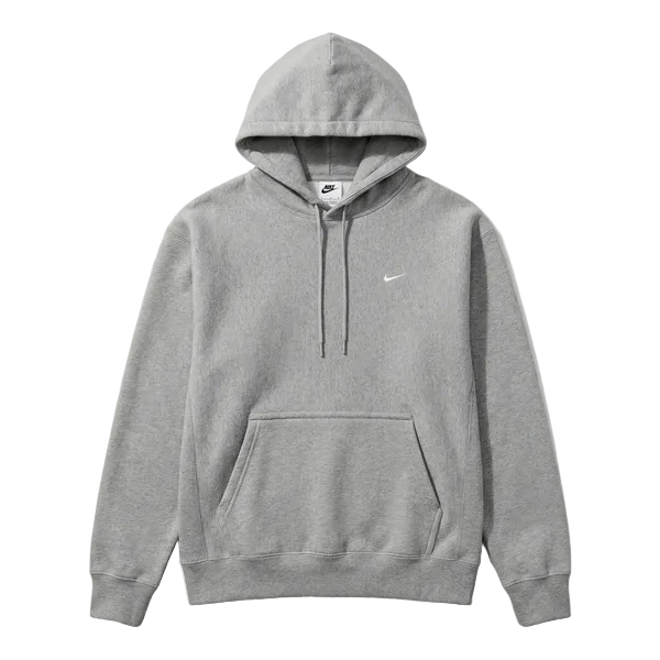 SUDADERA CON CAPUCHA NIKE SOLO SWOOSH GRIS