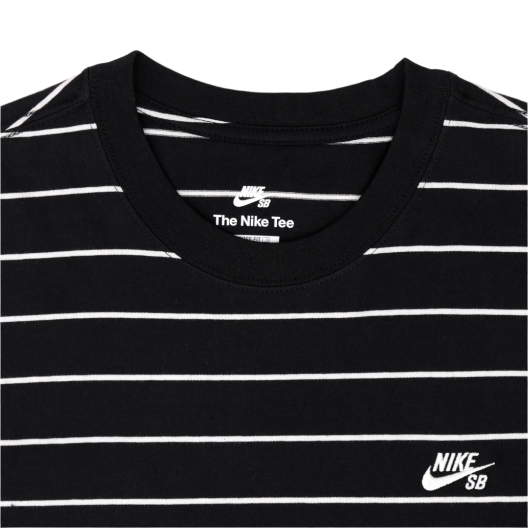 MAX90 STRIPED TEE BLACK