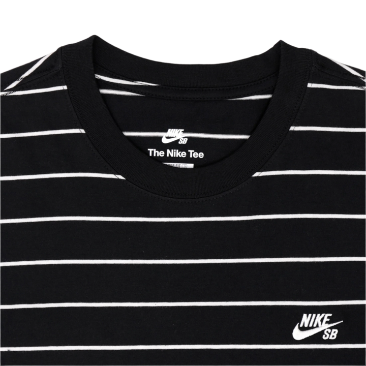 MAX90 STRIPED TEE BLACK