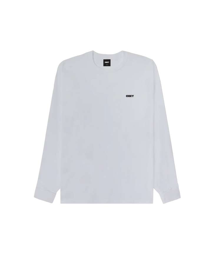 QUARTER EYE ICON LONGSLEEVE WHITE