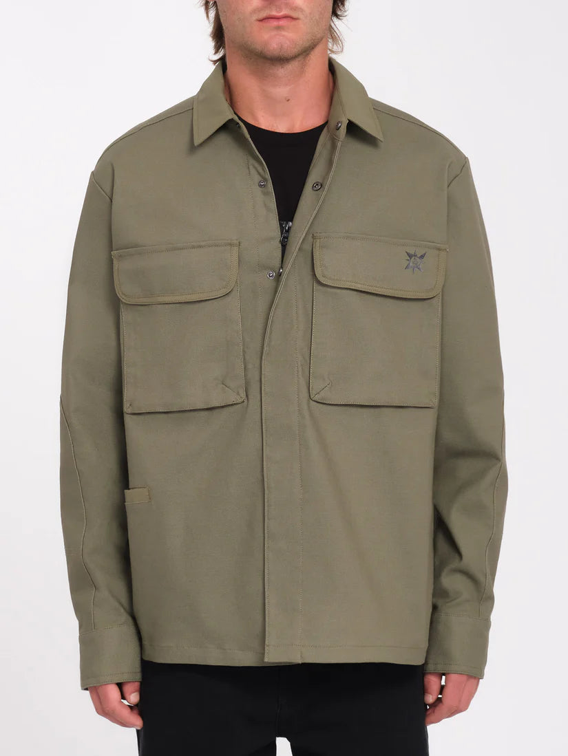 BRYAN IGUCHI WORK SHIRT WINTERMOSS