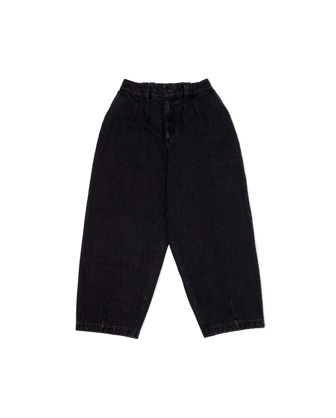 BALLON PANTS BLACK DENIM WASH