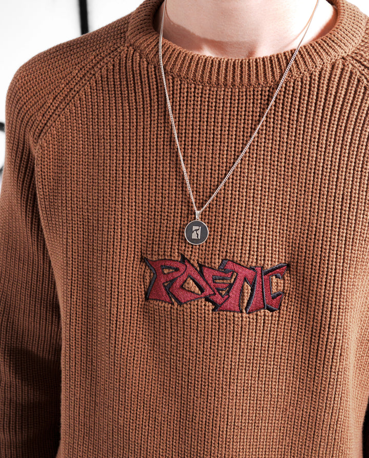 GRAFF KNITTED CREWNECK BROWN