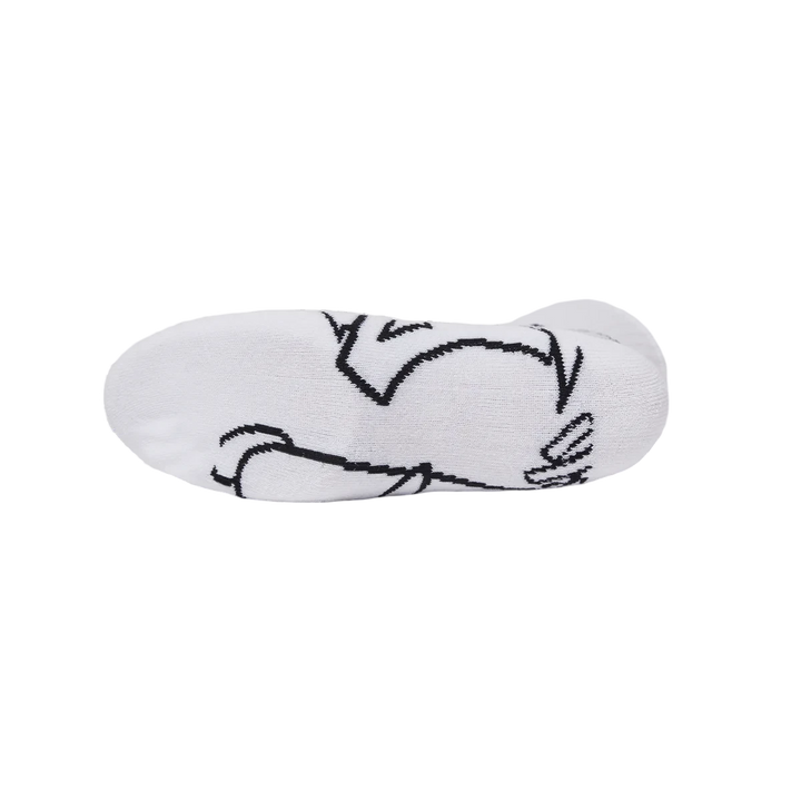 OUTLINES CREW SOCK WHITE