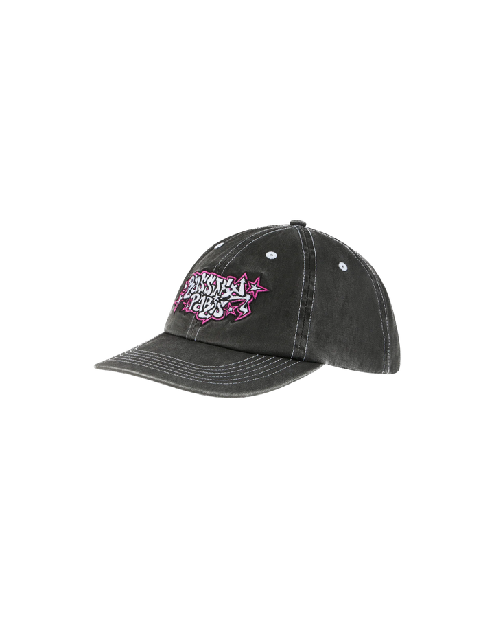 SAND BRUSHED TWILL CAP BLACK