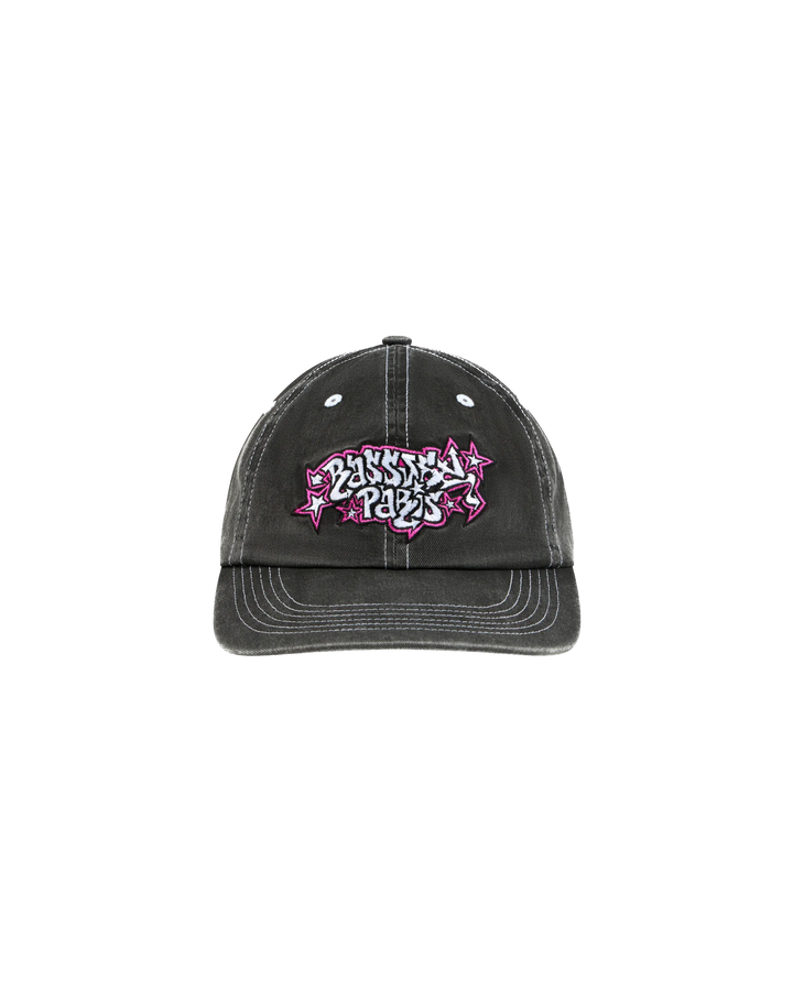SAND BRUSHED TWILL CAP BLACK