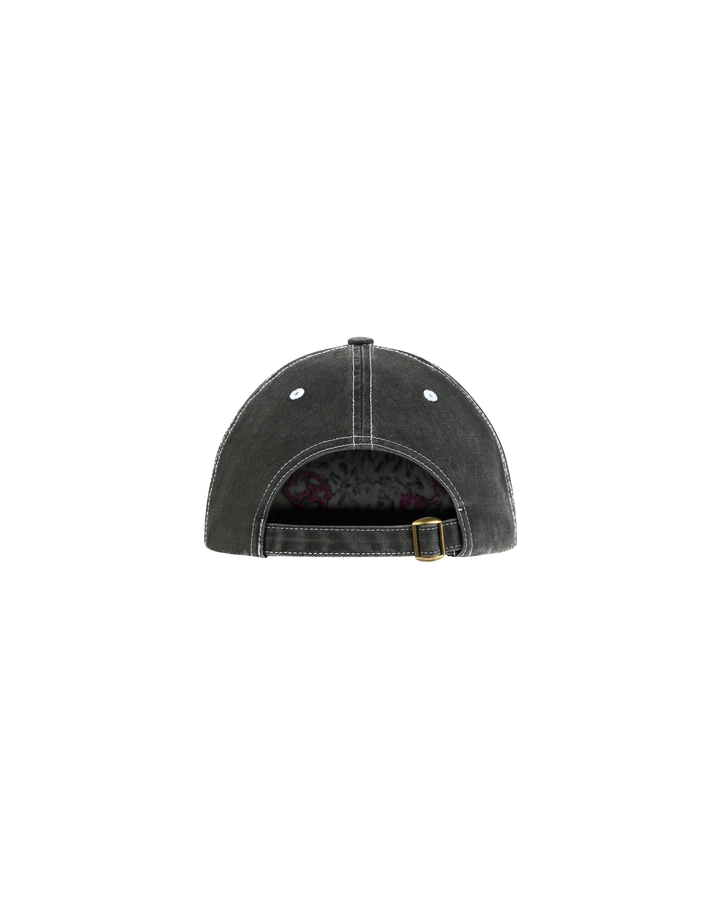 SAND BRUSHED TWILL CAP BLACK