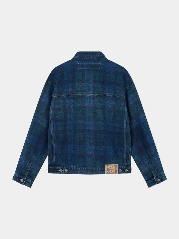 ALLOVER PRINTED DENIM JACKET WOVEN