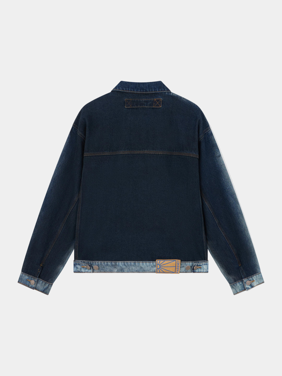 WASHED DENIM JACKET BLUE