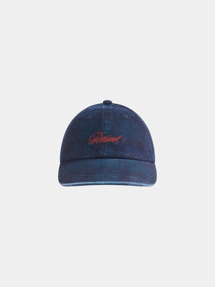 SCRIPT 6 PANEL STRAPBACK - DENIM