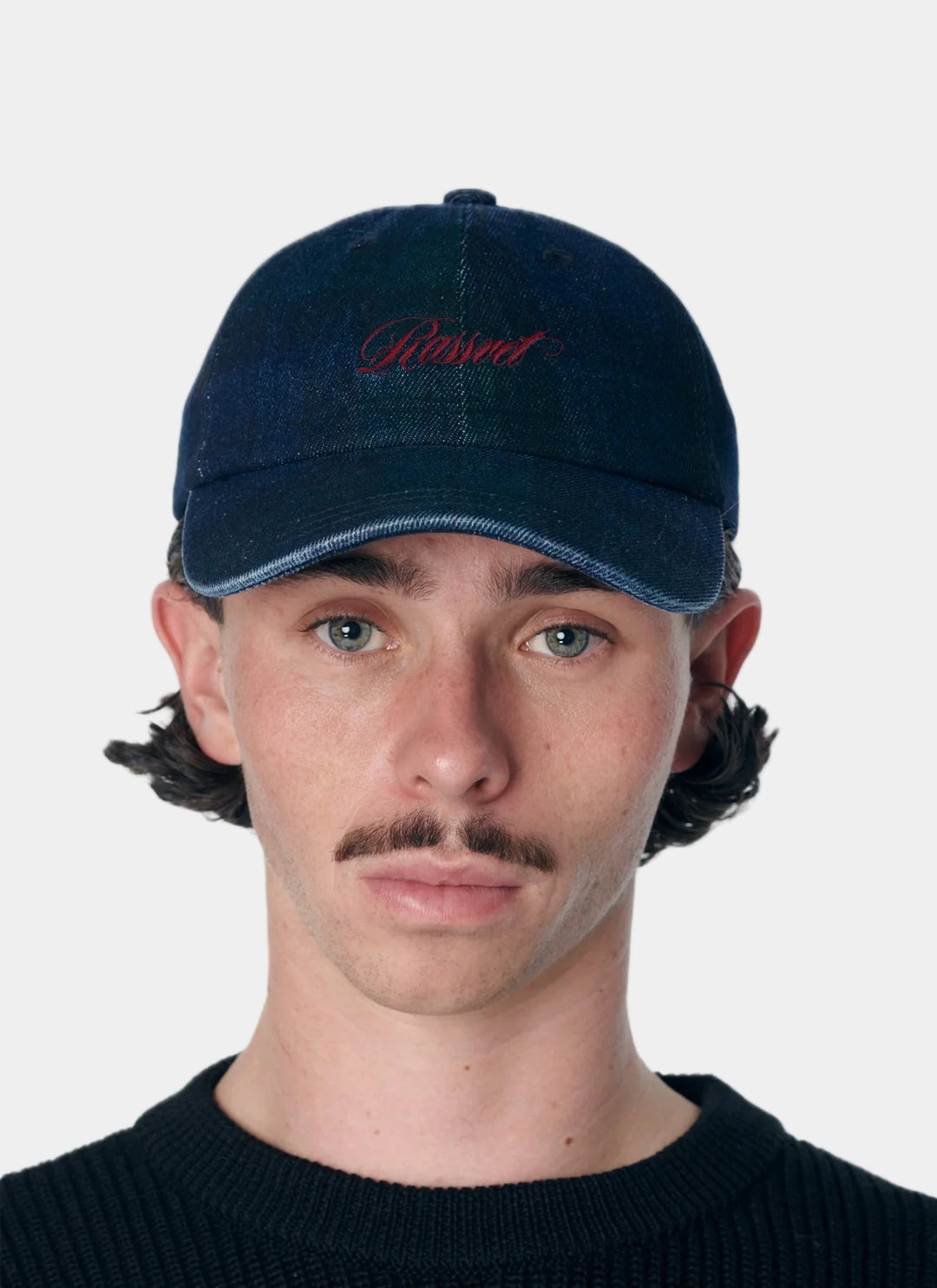 SCRIPT 6 PANEL STRAPBACK - DENIM