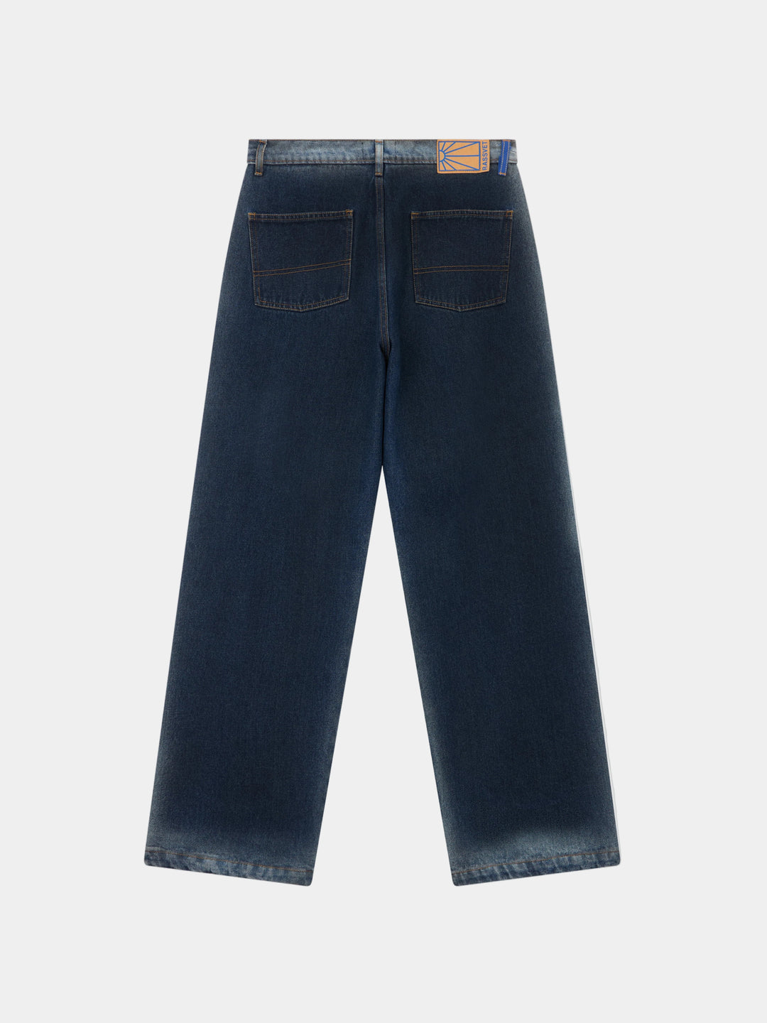 WASHED BAGGY JEANS DENIM PANT BLUE