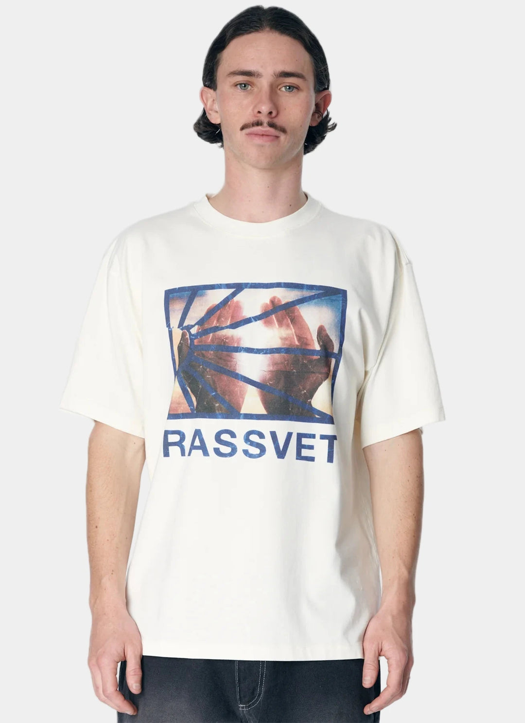 HANDS LOGO TEE OFF WHITE