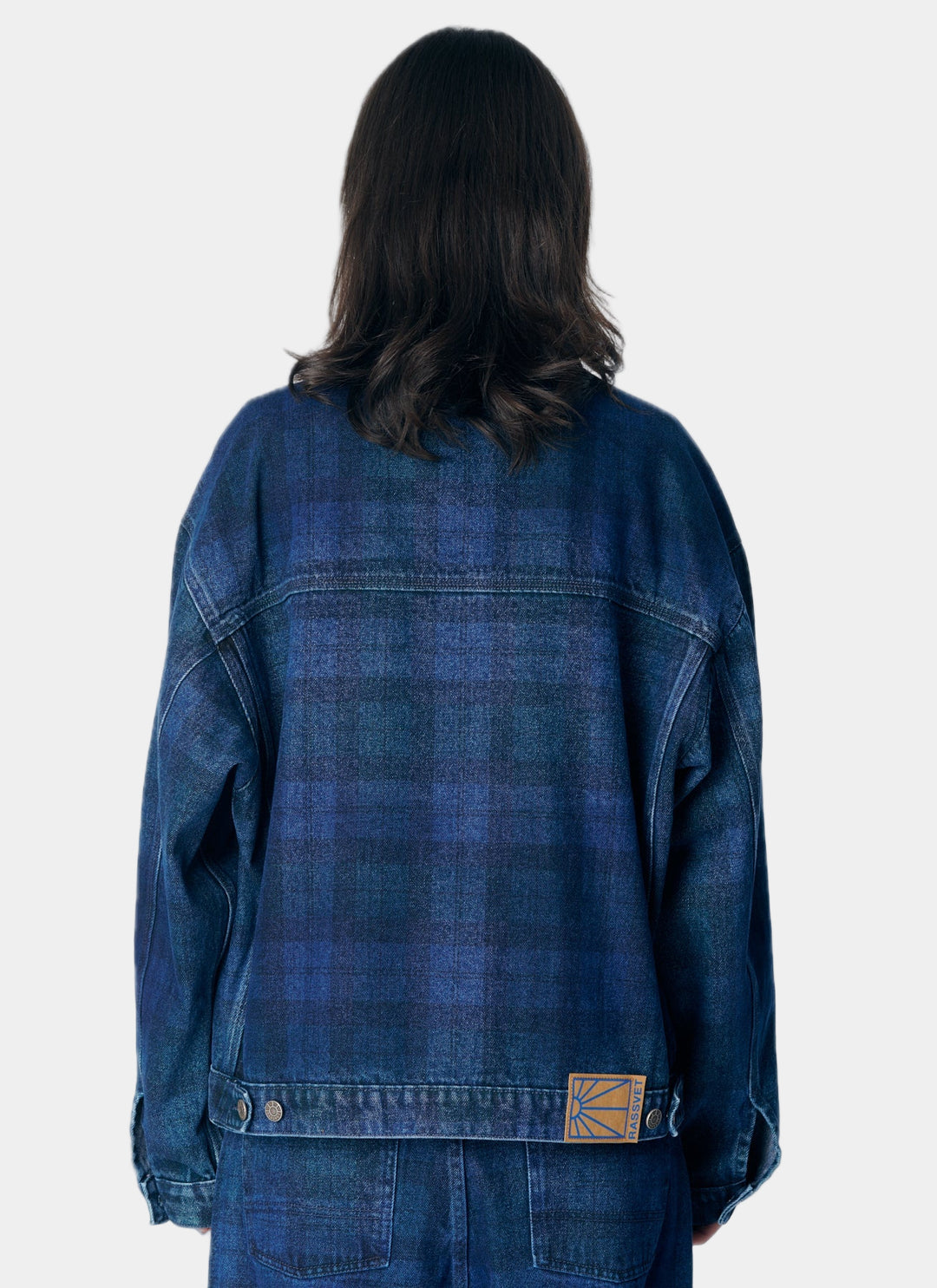 ALLOVER PRINTED DENIM JACKET WOVEN