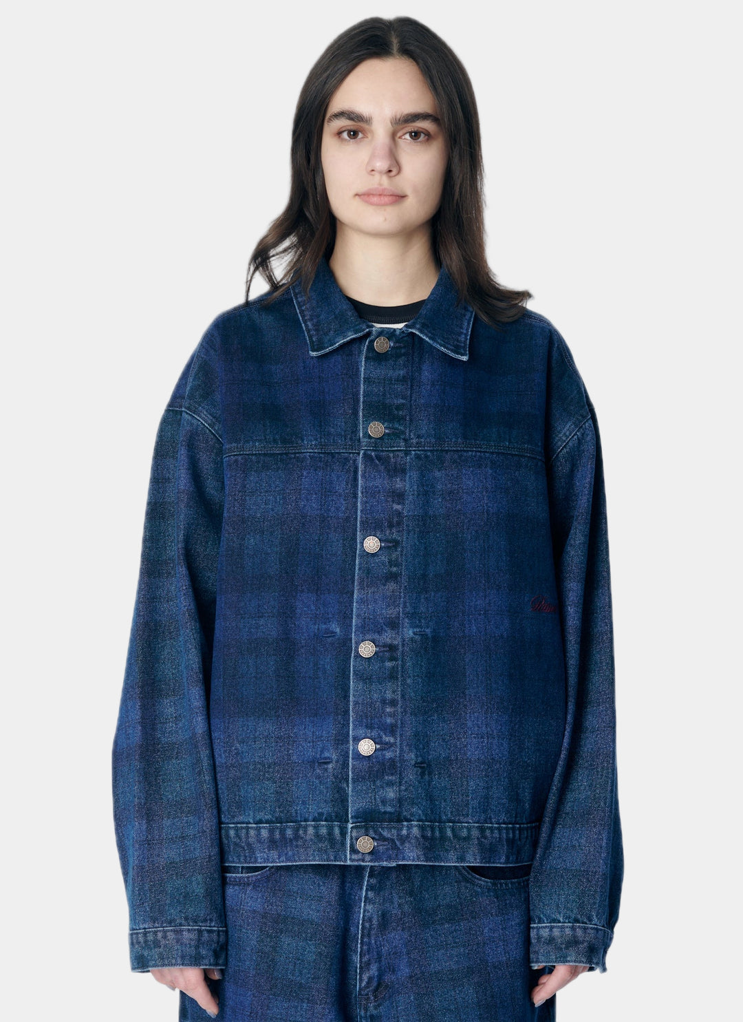 ALLOVER PRINTED DENIM JACKET WOVEN