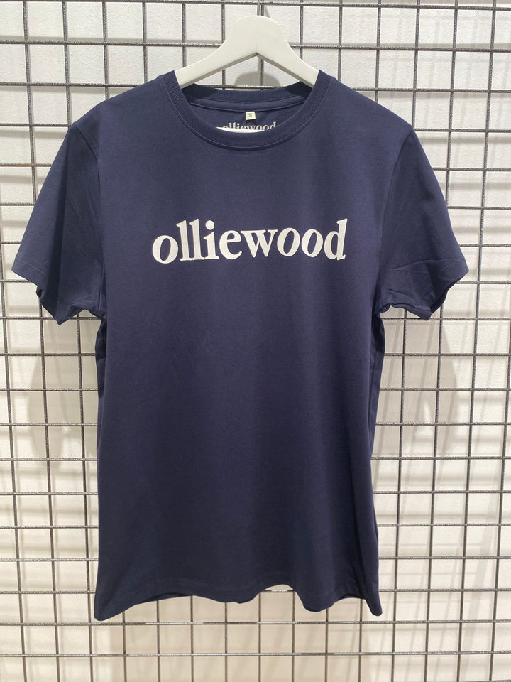 OLLIEWOOD SHOP LOGO TEE NAVY