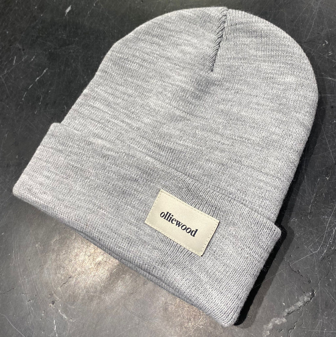 OLLIEWOOD PATCH BEANIE ASH GREY