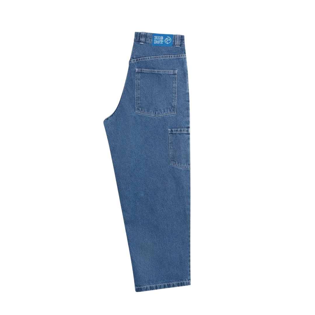 BIG BOY WORK PANTS BLUE WASHED