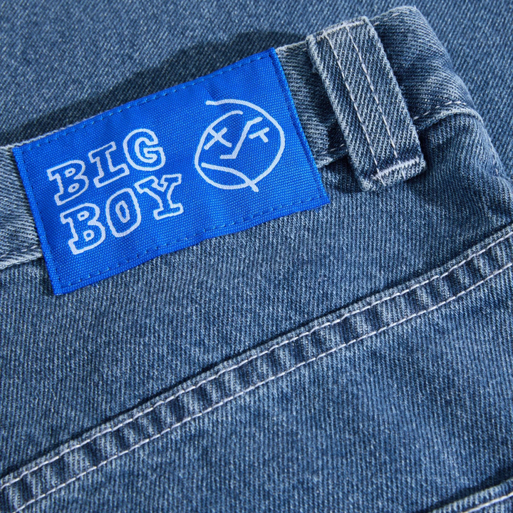 BIG BOY WORK PANTS BLUE WASHED