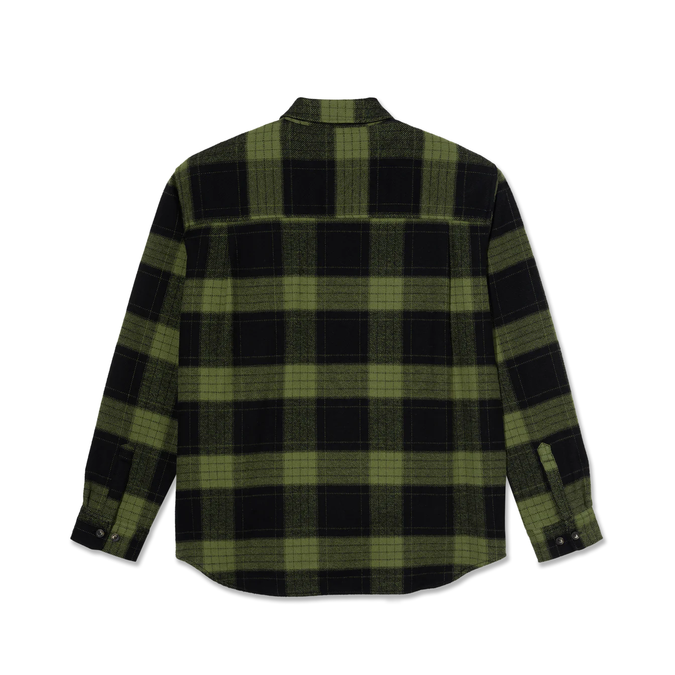 FLANNEL MIKE LS SHIRT ARMY GREEN