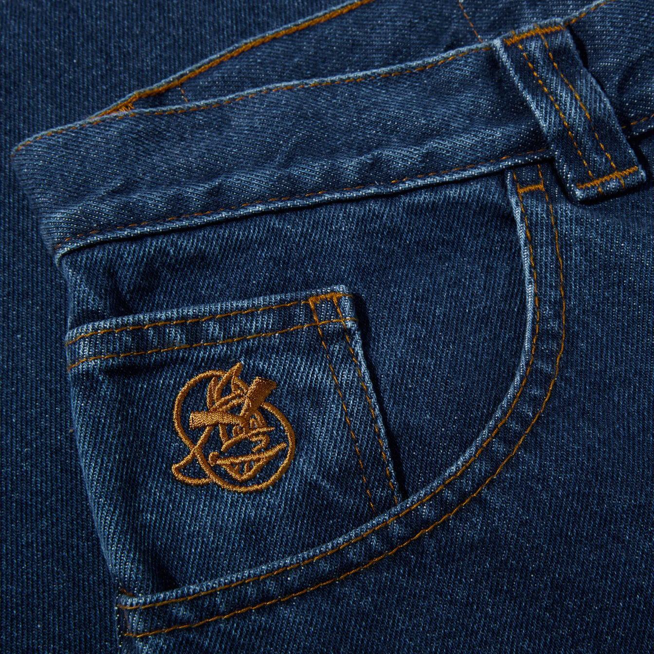 '93! DENIM PANT DARK BLUE