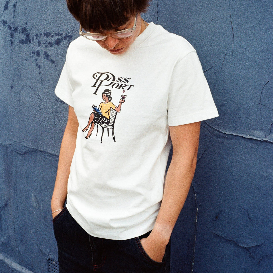 MINIMAL OUTPUT TEE WHITE