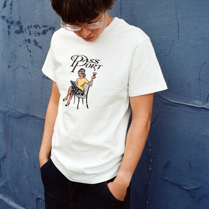 MINIMAL OUTPUT TEE WHITE