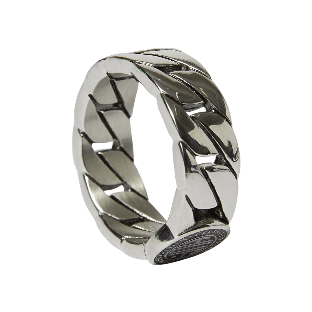 REGIONAL CUBAN LINK RING SILVER