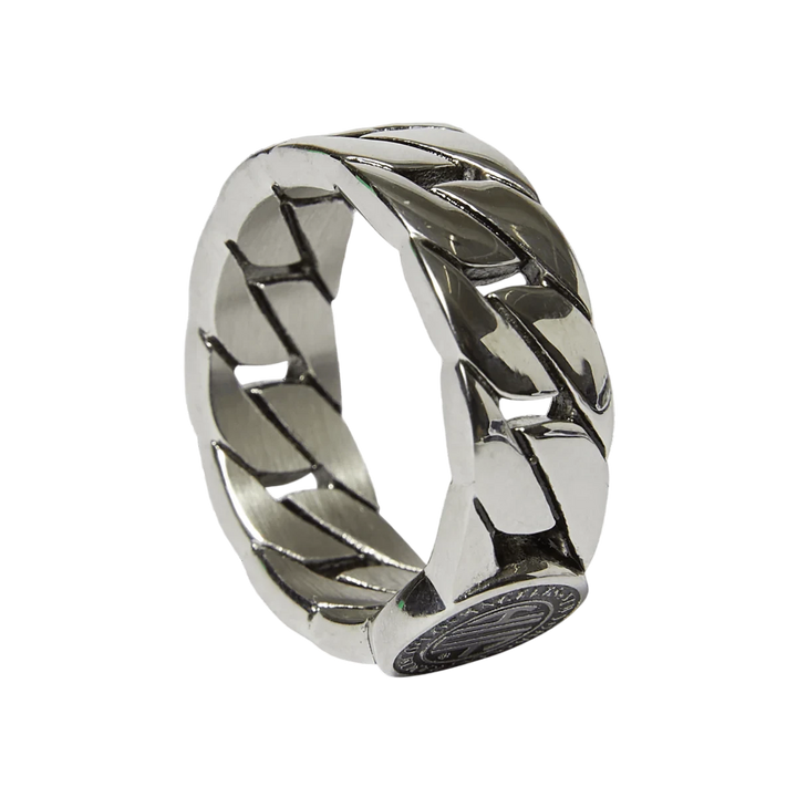 REGIONAL CUBAN LINK RING SILVER