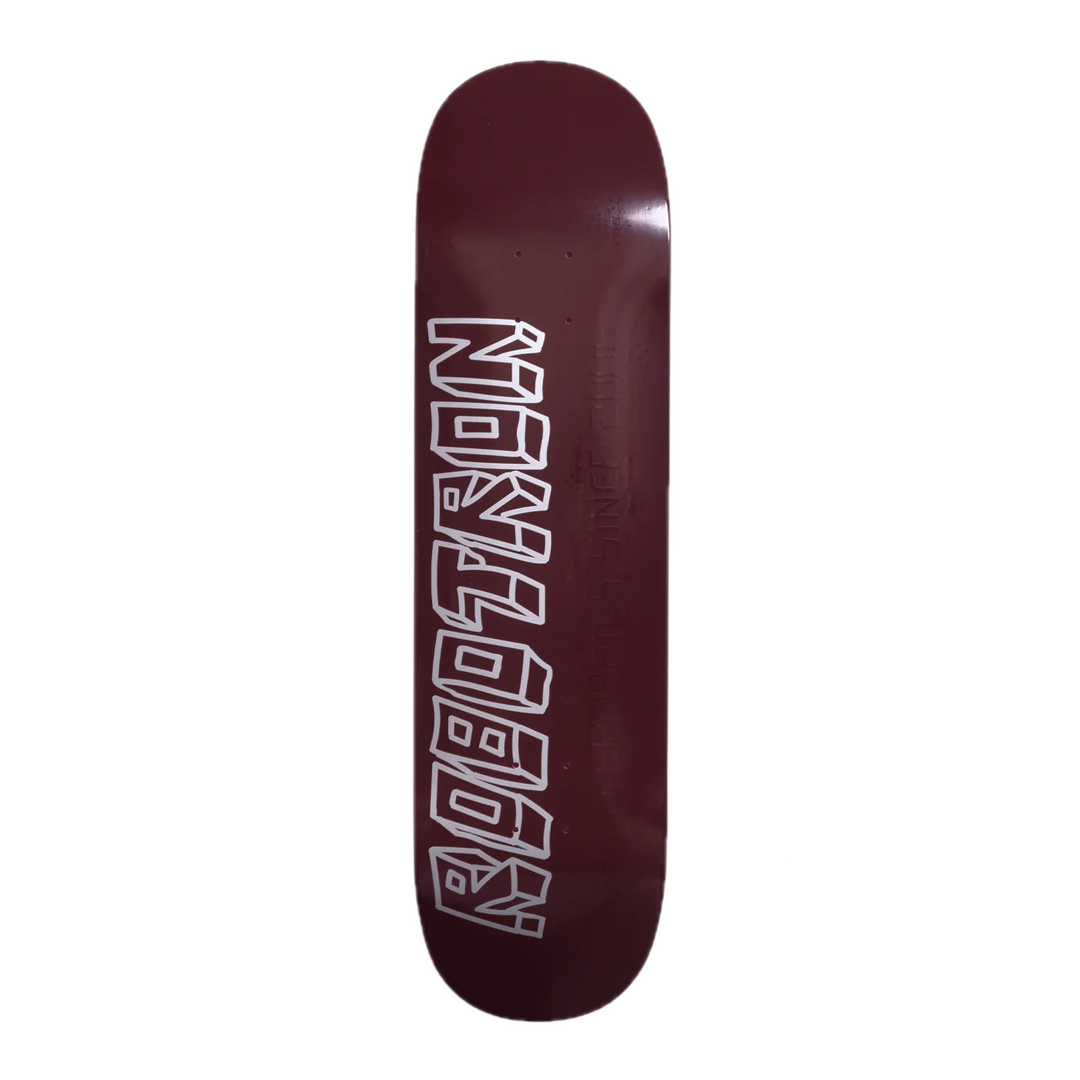 BORING GRAPHIC  OG SQUARE SHAPE BURGUNDY
