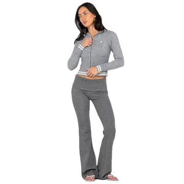 RUSTY DEVIL GIRL KNITTED ZIP THROUGH HOOD