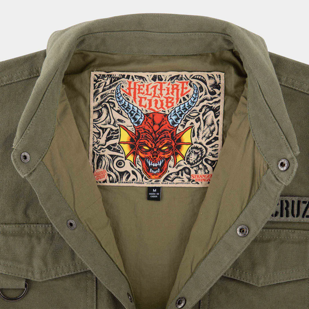 SANTA CRUZ X STRANGER THINGS CRAWL UTILITY LIGHT JACKET