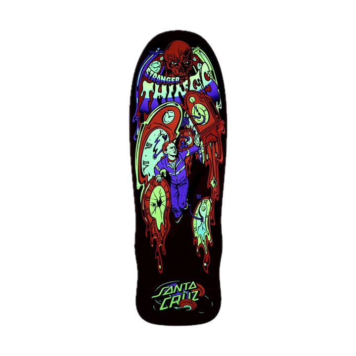 SANTA CRUZ X STRANGER THINGS GRABKE MAX MELTING CLOCK