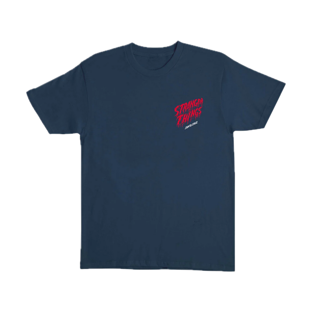 SANTA CRUZ X STRANGER THINGS EDDIE SLASHER TEE BLUE DUSK