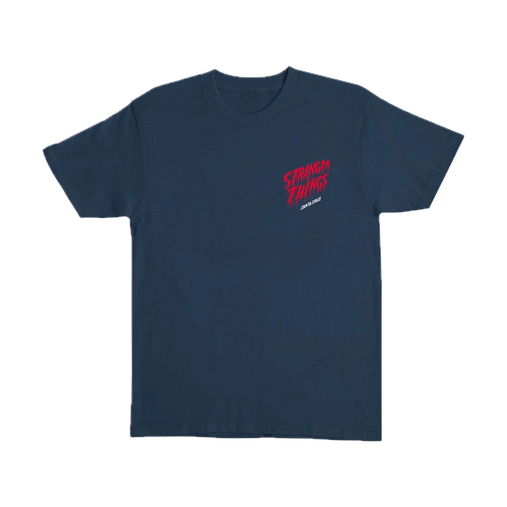SANTA CRUZ X STRANGER THINGS EDDIE SLASHER TEE BLUE DUSK