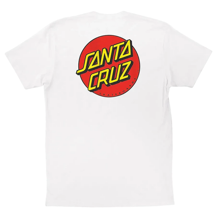 CLASSIC DOT CHEST TEE WHITE